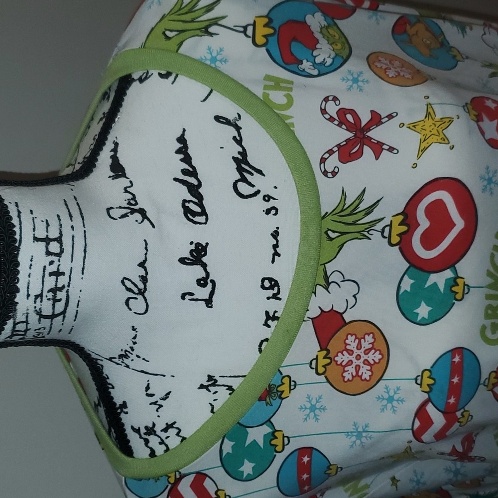 Dr Seuss The Grinch Lus Size Unisex Long Sleeve Pajama Top Size 3X 22-24 - Picture 4 of 12